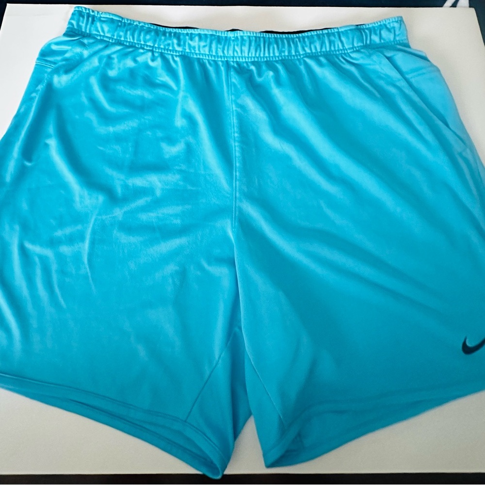 Nike Men's Athletic Shorts - Turquoise Blue
